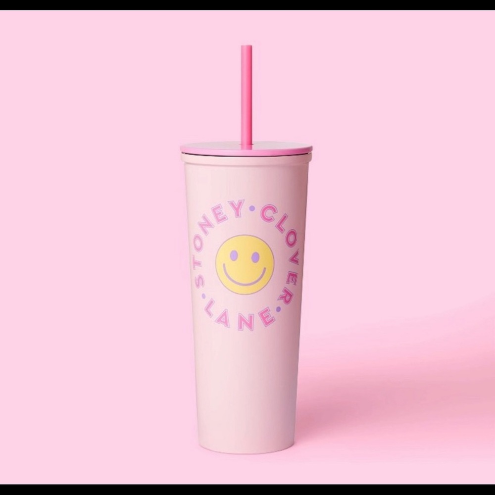 Brand new Stoney Clover Lane x Target Pink Smiley Cup